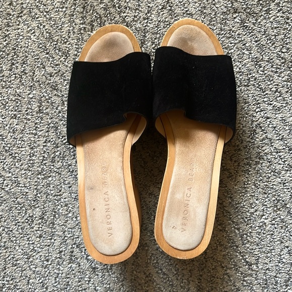 Veronica beard hannalee suede clog sandal- 8 - Picture 2 of 6